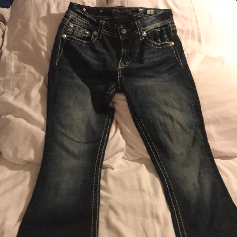 Miss me jeans mid rise bootcut size 30 inseam 33